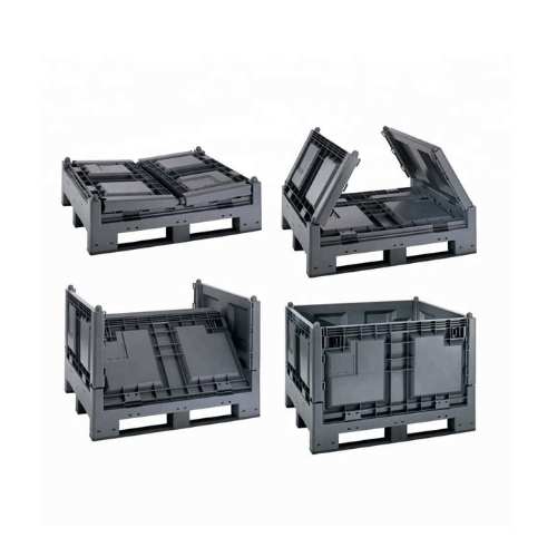 Custom Injection Plastic Collapsible Heavy Duty Large Pallet Crate Mold